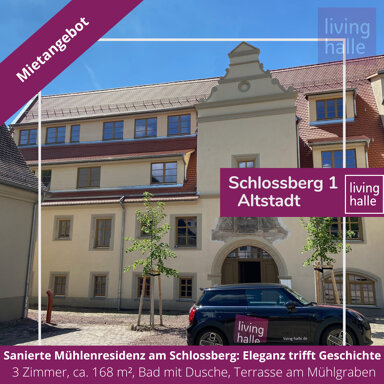 Wohnung zur Miete 1.500 € 3,5 Zimmer 169 m² 1. Geschoss Schlossberg 1 Altstadt Halle / Mitte 06108