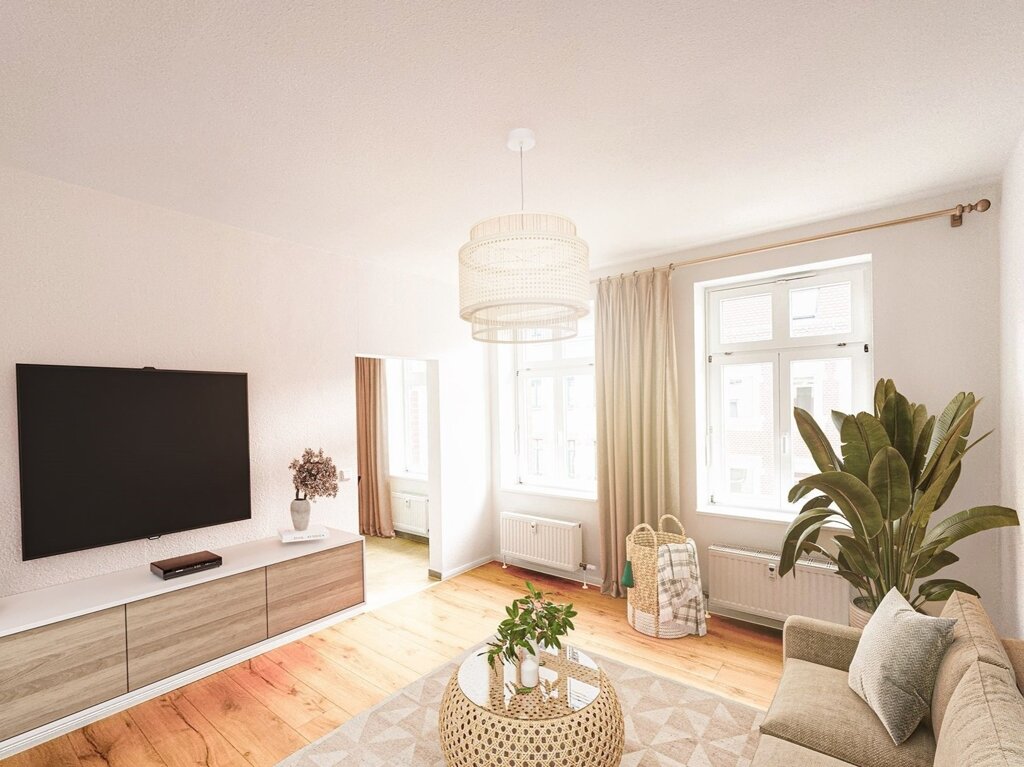 Wohnung zum Kauf provisionsfrei 177.000 € 2 Zimmer 54,2 m²<br/>Wohnfläche 3.<br/>Geschoss Mockau - Süd Leipzig 04357