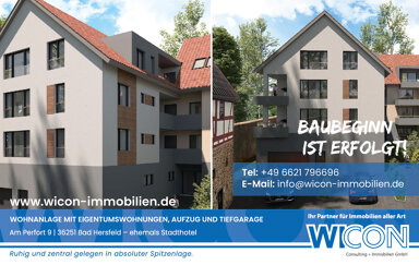 Wohnung zum Kauf provisionsfrei 707.000 € 4 Zimmer 126,3 m² 3. Geschoss frei ab 01.08.2026 Am Perfort 9 Bad Hersfeld Bad Hersfeld 36251