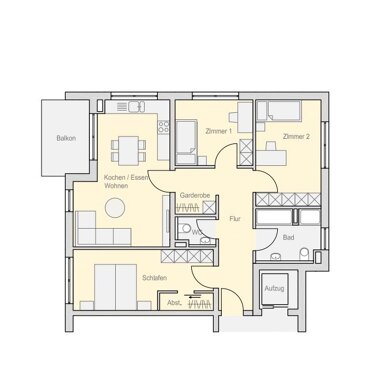 Wohnung zum Kauf 410.000 € 4 Zimmer 95,9 m² 3. Geschoss Murrhardt Murrhardt 71540