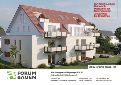 Terrassenwohnung zum Kauf provisionsfrei 512.800 € 4,5 Zimmer 106,5 m² EG Flözlingerstraße 5 Zimmern Zimmern ob Rottweil 78658