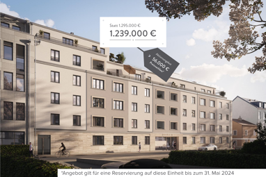 Wohnung zum Kauf Provisionsfrei 1.239.000 € 4 Zimmer 99,7 m² 1. Geschoss Bavariastrasse 36 Sendlinger Feld München 80336