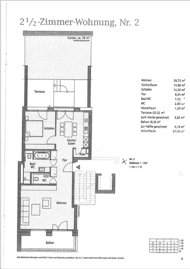 Apartment zur Miete 1.490 € 2,5 Zimmer 87,5 m² 1. Geschoss Heslach Stuttgart 70199