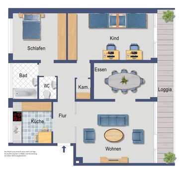 Wohnung zum Kauf 245.000 € 3 Zimmer 92,5 m² 1. Geschoss Harleshausen Kassel 34128