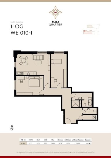 Wohnung zum Kauf Provisionsfrei 519.210 € 3 Zimmer 101,1 m² Krämpfervorstadt Erfurt 99085