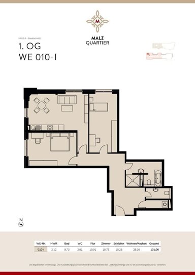 Wohnung zum Kauf provisionsfrei 519.210 € 3 Zimmer 101,1 m² Krämpfervorstadt Erfurt 99085