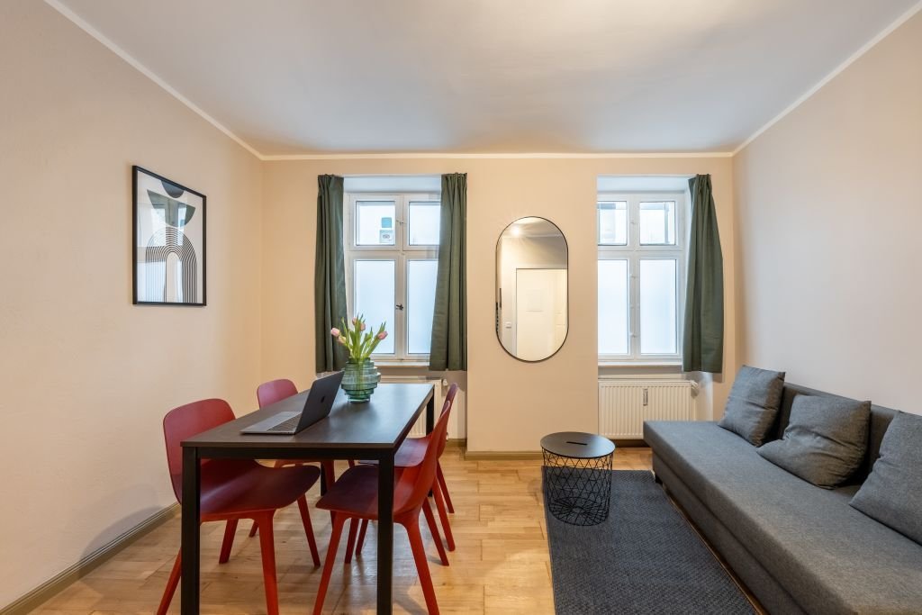 Wohnung zur Miete Wohnen auf Zeit 1.937 € 1 Zimmer 45 m²<br/>Wohnfläche 19.12.2024<br/>Verfügbarkeit Elisabethkirchstraße Mitte Berlin 10115