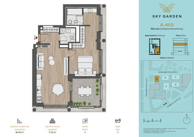 Wohnung zum Kauf 2 Zimmer 59 m² 4. Geschoss Bozen 39100