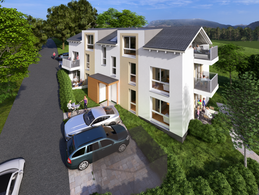 Wohnung zum Kauf - Erstbezug provisionsfrei 382.398 € 3 Zimmer 75 m² EG Kiefernweg 2 Ortsgebiet Sinzheim 76547