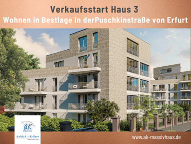 Wohnung zum Kauf Provisionsfrei 558.800 € 3 Zimmer 88 m² 1. Geschoss Erfurt 99084