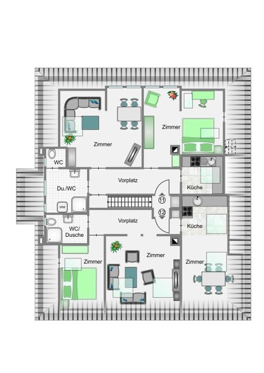 Wohnung zum Kauf 324.084 € 3 Zimmer 48,7 m² Dobel Stuttgart 70184
