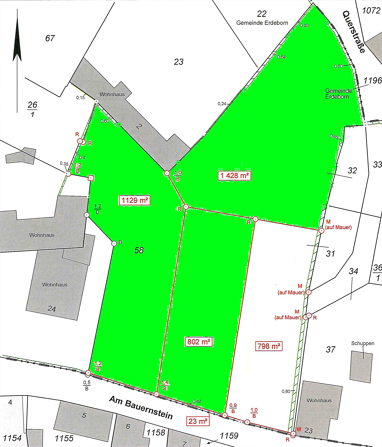 Grundstück zum Kauf Provisionsfrei 120.000 € 3.359 m² Grundstück Denkmalplatz Erdeborn Seegebiet Mansfelder Land 06317