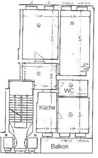 Wohnung zur Miete 380 € 3 Zimmer 75,1 m² 3. Geschoss Reichertstraße 12 Südstadt Görlitz 02826