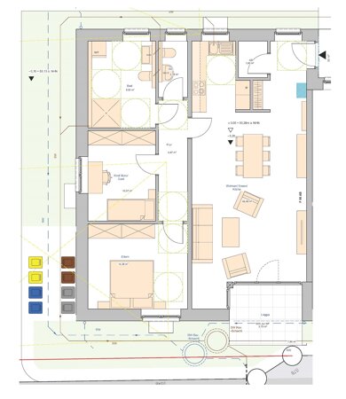 Terrassenwohnung zum Kauf provisionsfrei 374.400 € 3 Zimmer 95 m² frei ab sofort Rhade Dorsten 46286