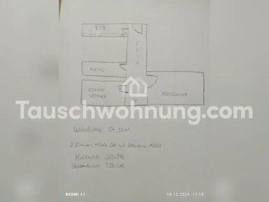 Wohnung zur Miete nur mit Wohnberechtigungsschein Tauschwohnung 330 € 2 Zimmer 55 m² 4. Geschoss Französisch Buchholz Berlin 13088