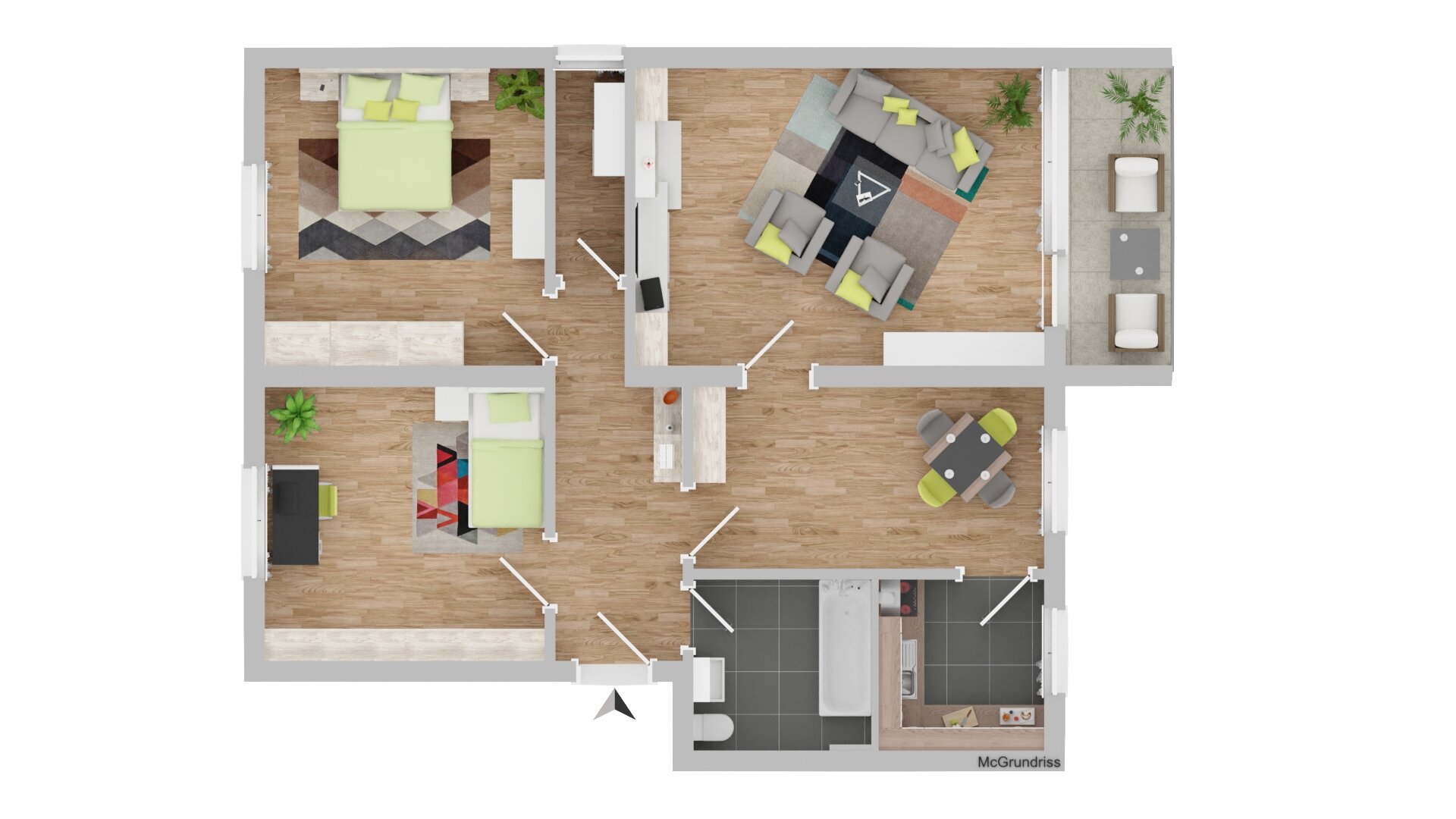 Wohnung zum Kauf 199.000 € 4 Zimmer 90 m²<br/>Wohnfläche Weisenheim/Sand 67256