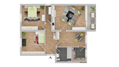 Wohnung zum Kauf 199.000 € 4 Zimmer 90 m² Weisenheim/Sand 67256