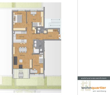Wohnung zum Kauf Provisionsfrei 596.000 € 4 Zimmer 94,6 m² Mähringer Weg Ulm 89075
