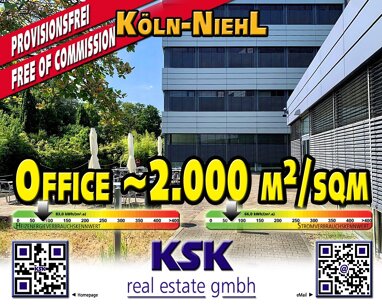 Bürogebäude zur Miete Provisionsfrei 2.000 m² Bürofläche teilbar von 580 m² bis 16.641 m² Niehl Köln 50735
