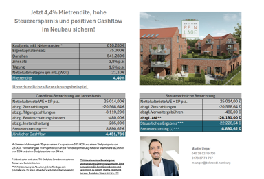 Wohnung zum Kauf provisionsfrei 539.000 € 4 Zimmer 94,5 m² 2. Geschoss Hauptstraße 26 Rellingen 25462