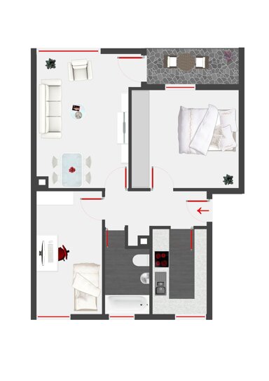 Wohnung zum Kauf 3 Zimmer 70 m² EG Oggersheim / Stadtbezirk 314 Ludwigshafen am Rhein 67071