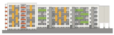 Wohnung zur Miete 237 € 2 Zimmer 47,3 m² EG Vyskover Straße 1-3 Döbeln Döbeln 04720