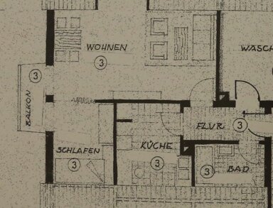 Wohnung zum Kauf provisionsfrei 185.000 € 2 Zimmer 51,2 m² 2. Geschoss Schiebelhuthweg 16 Am Südbahnhof Darmstadt 64295