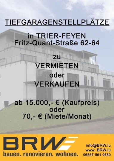 Garage zum Kauf Provisionsfrei 15.000 € Feyen 2 Trier 54290