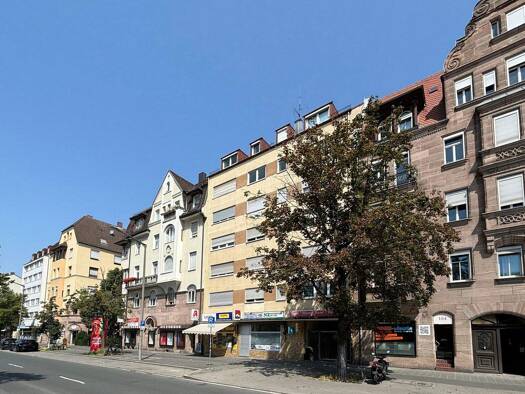 Wohnung zum Kauf 189.000 € 2 Zimmer 59 m² Geschoss 1/6 frei ab sofort Fürther Straße 156 Muggenhof Nürnberg 90429
