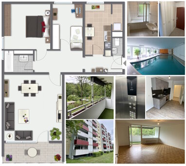 Wohnung zur Miete 800 € 2,5 Zimmer 79 m² 1. Geschoss Meyernberg Bayreuth 95447