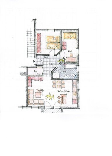 Wohnung zur Miete 920 € 3 Zimmer 79 m² 1. Geschoss Reichsdorfstraße 3 Sennfeld 97526