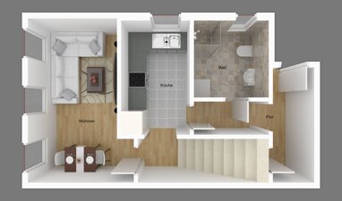 Wohnung zur Miete 380 € 2 Zimmer 58 m² Sonneberg Sonneberg 96515