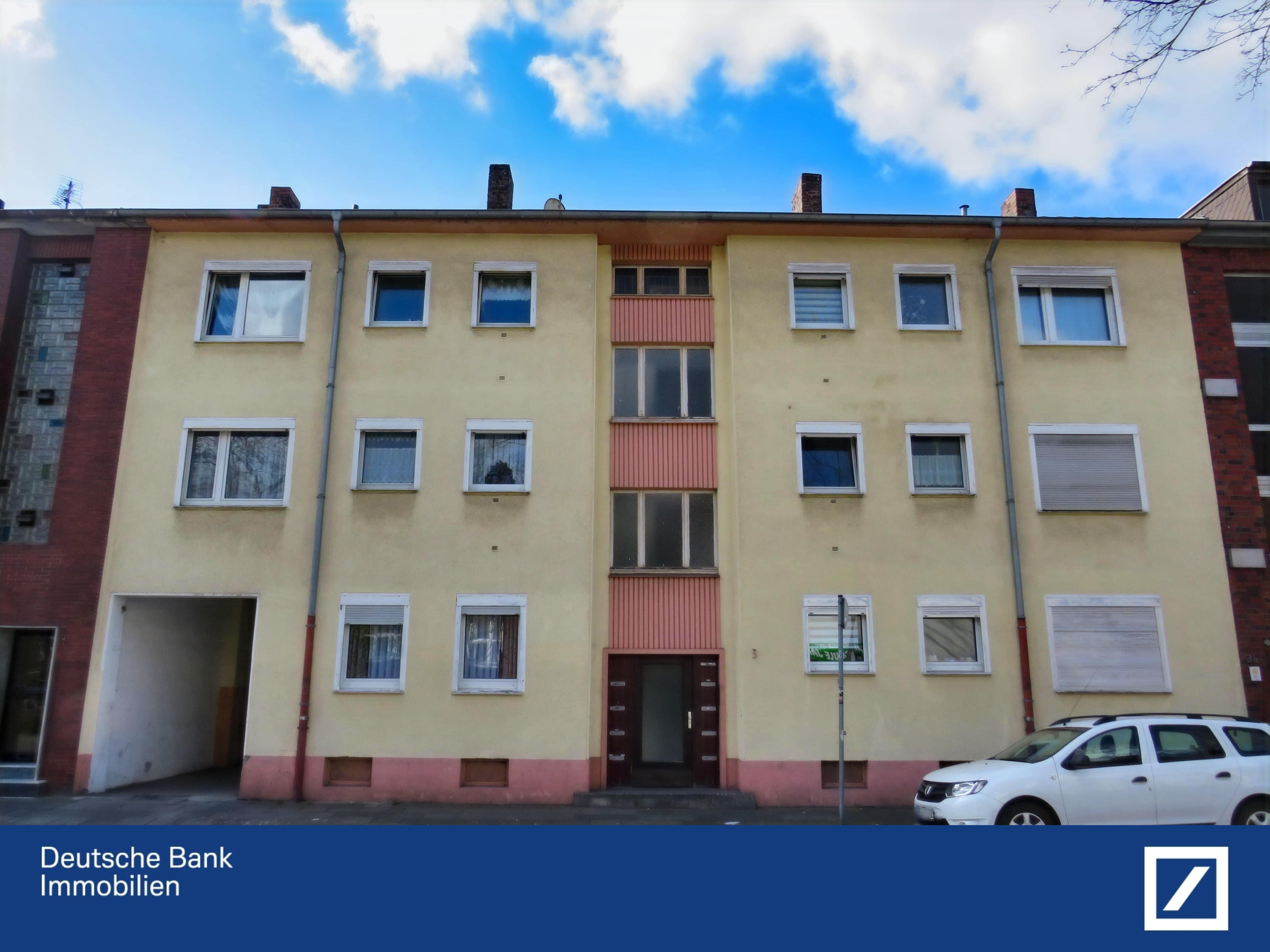 Wohnung zum Kauf 65.000 € 2 Zimmer 52 m²<br/>Wohnfläche 1. Stock<br/>Geschoss Mittelmeiderich Duisburg 47137