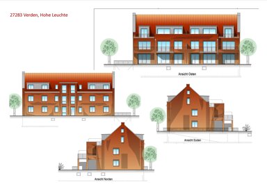 Wohnung zur Miete 1.200 € 3 Zimmer 85 m² EG frei ab sofort Hohe Leuchte Verden - Mitte Verden (Aller) 27283