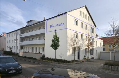 Wohnung zur Miete 964 € 3,5 Zimmer 88 m² 2. Geschoss frei ab 01.04.2025 Färberstraße 23 Pfersee Augsburg 86157