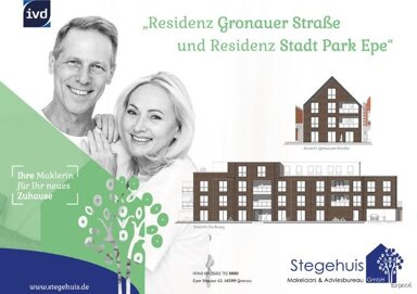 Wohnung zum Kauf 385.130 € 4 Zimmer 101 m² 2. Geschoss Epe Gronau (Westfalen) 48599