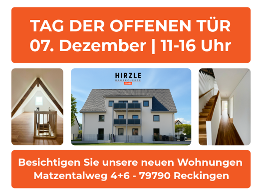 Wohnung zum Kauf provisionsfrei als Kapitalanlage geeignet 390.000 € 3 Zimmer 101 m² Matzentalweg 6 Reckingen Küssaberg 79790
