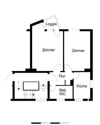 Wohnung zur Miete 305 € 2 Zimmer 52,8 m² 1. Geschoss frei ab 01.01.2025 Auerstraße 7 E Grünhöfe Bremerhaven 27574