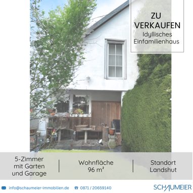 Einfamilienhaus zum Kauf 470.000 € 5 Zimmer 96 m² 410 m² Grundstück Peter und Paul Landshut 84028