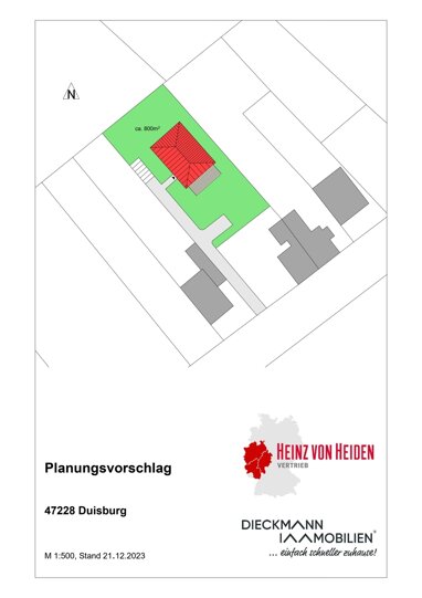 Bungalow zum Kauf Provisionsfrei 475.590 € 4 Zimmer 109,7 m² 800 m² Grundstück Bergheim Duisburg / Hochemmerich 47228