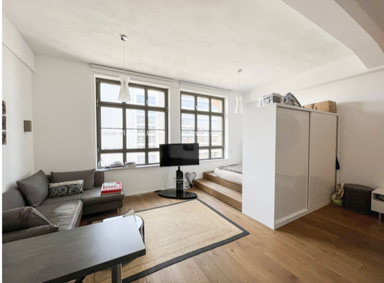 Wohnung zur Miete 1.200 € 1 Zimmer 48 m² Geschoss 3/5 Ostend Frankfurt am Main 60314