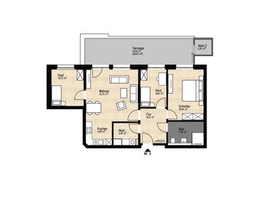 Penthouse zum Kauf Provisionsfrei 387.500 € 4 Zimmer 102,2 m² 1. Geschoss Twistringen Twistringen 27239