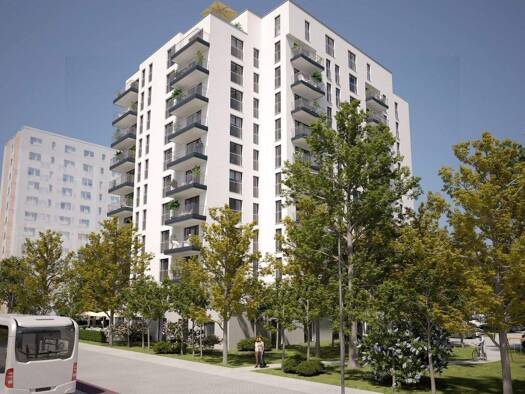 Wohnung zur Miete - Erstbezug nur mit Wohnberechtigungsschein 441 € 2 Zimmer 59,6 m² 6. Geschoss frei ab 01.05.2026 Warnowallee 23a Lütten Klein Rostock 18107