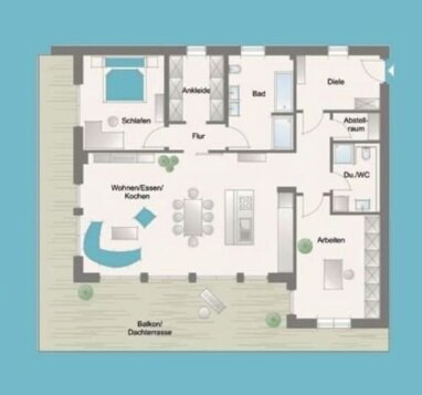 Penthouse zur Miete 1.408 € 3,5 Zimmer 148,2 m² 3. Geschoss Wilhelm-Kohlhoff-Str. 5 Innenstadt Hof 95032