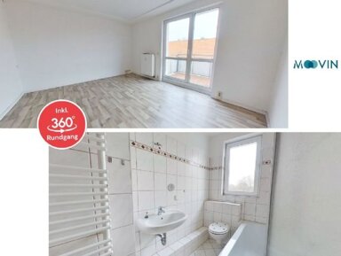 Studio zur Miete 350 € 3 Zimmer 57,9 m² 2. Geschoss frei ab sofort Ernst-von-Harnack-Str. 2 Bad Lauchstädt Bad Lauchstädt 06246