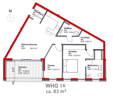 Wohnung zur Miete 1.230 € 3 Zimmer 83 m² 2. Geschoss frei ab 01.04.2025 Limbach 1 Schwabach 91126