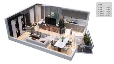 Wohnung zum Kauf 192.000 € 1 Zimmer 35 m² 2. Geschoss Tempelhof Berlin 12101