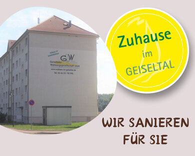 Wohnung zur Miete 308 € 2 Zimmer 55,9 m² 3. Geschoss frei ab 01.03.2025 Merseburger Straße 86b Lunstädt Braunsbedra 06242