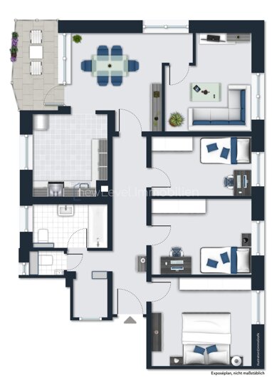 Wohnung zur Miete 1.130 € 5 Zimmer 94 m² 7. Geschoss Spitalhofstraße 22 C Haidenhof Nord Passau 94032