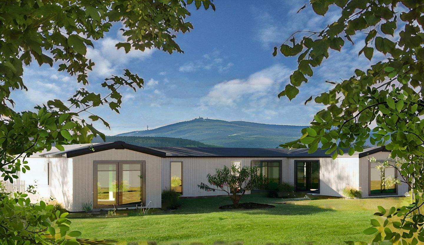 Immobilie in Schneeberg - Zwei moderne, neue Winkelbungalows als Doppelhaus mit klarem Preisvorteil - INKL. Grundstück - Bild 0